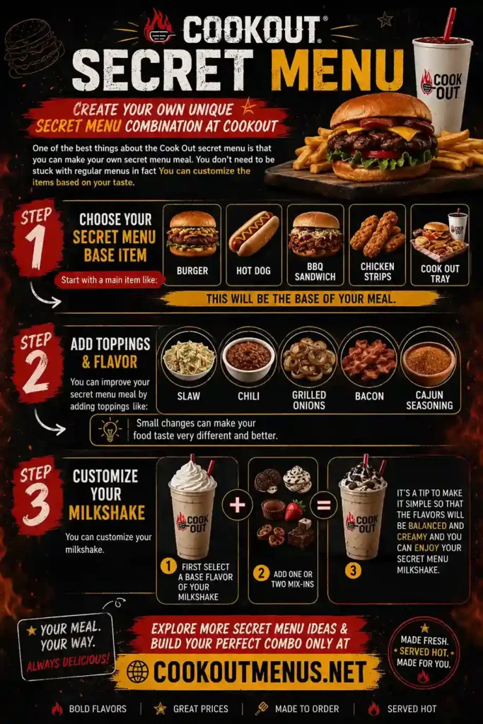 Cookout Secret Menu