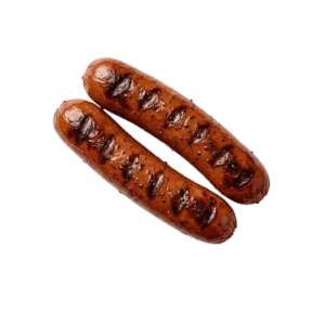 Grilled hot dogs