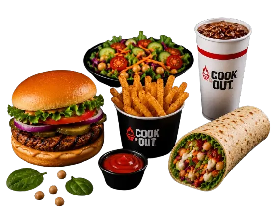 cookout vegeterian menu
