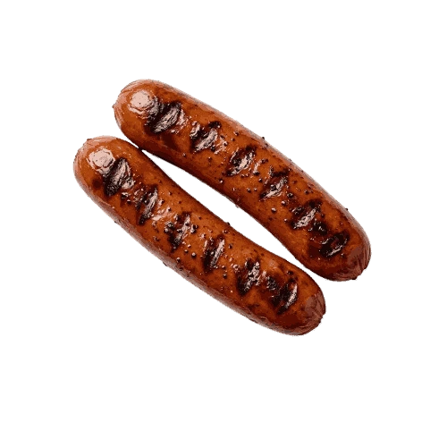 Grilled hot dogs