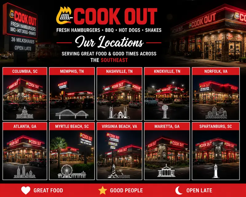 cookout locations