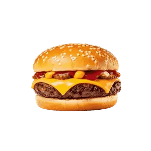 cookout style hamburger